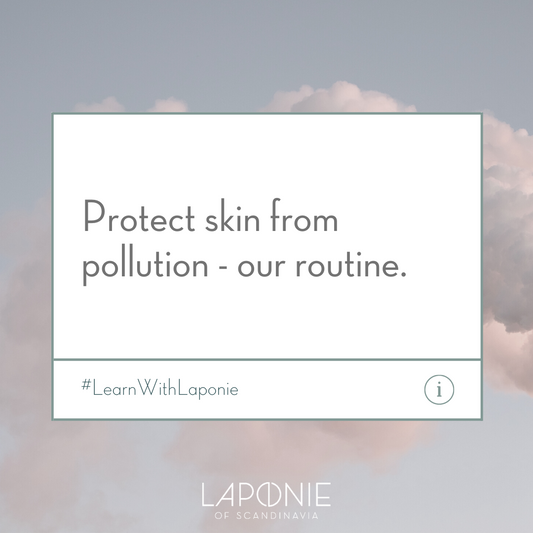 Part 3/3: Protect skin from pollution - our routine