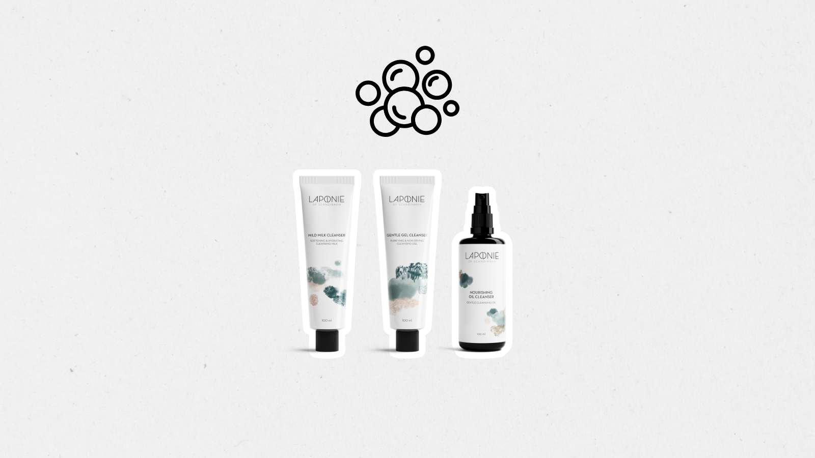 Step 1: Cleanse sensitive & problem skin