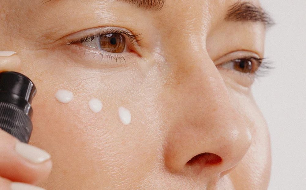 Caring for sensitive combination skin