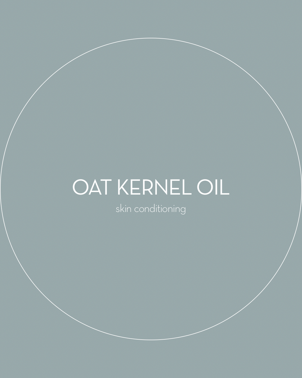 Oat kernel oil