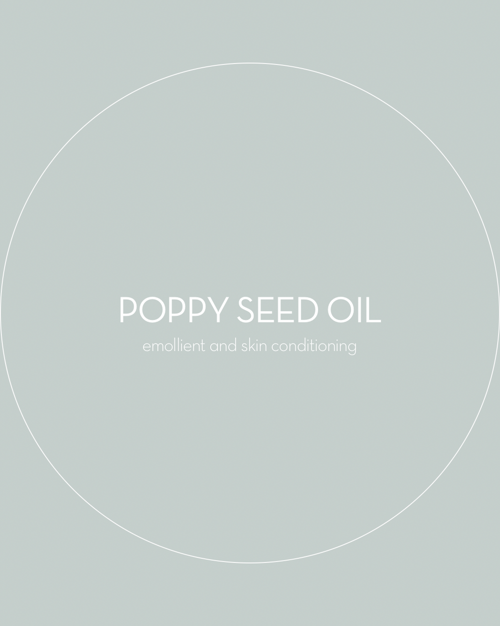 Poppy seed oil
