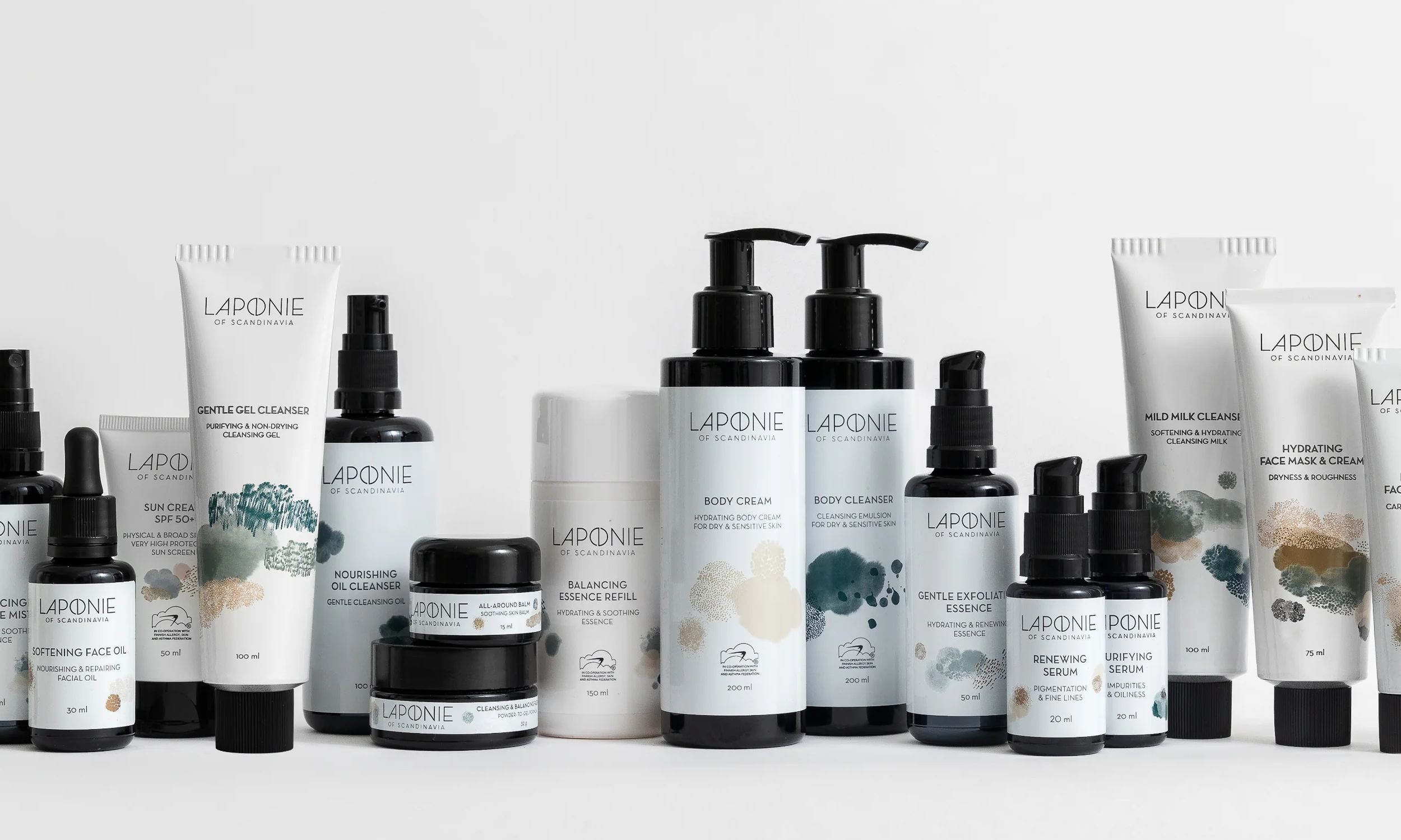 All skincare products