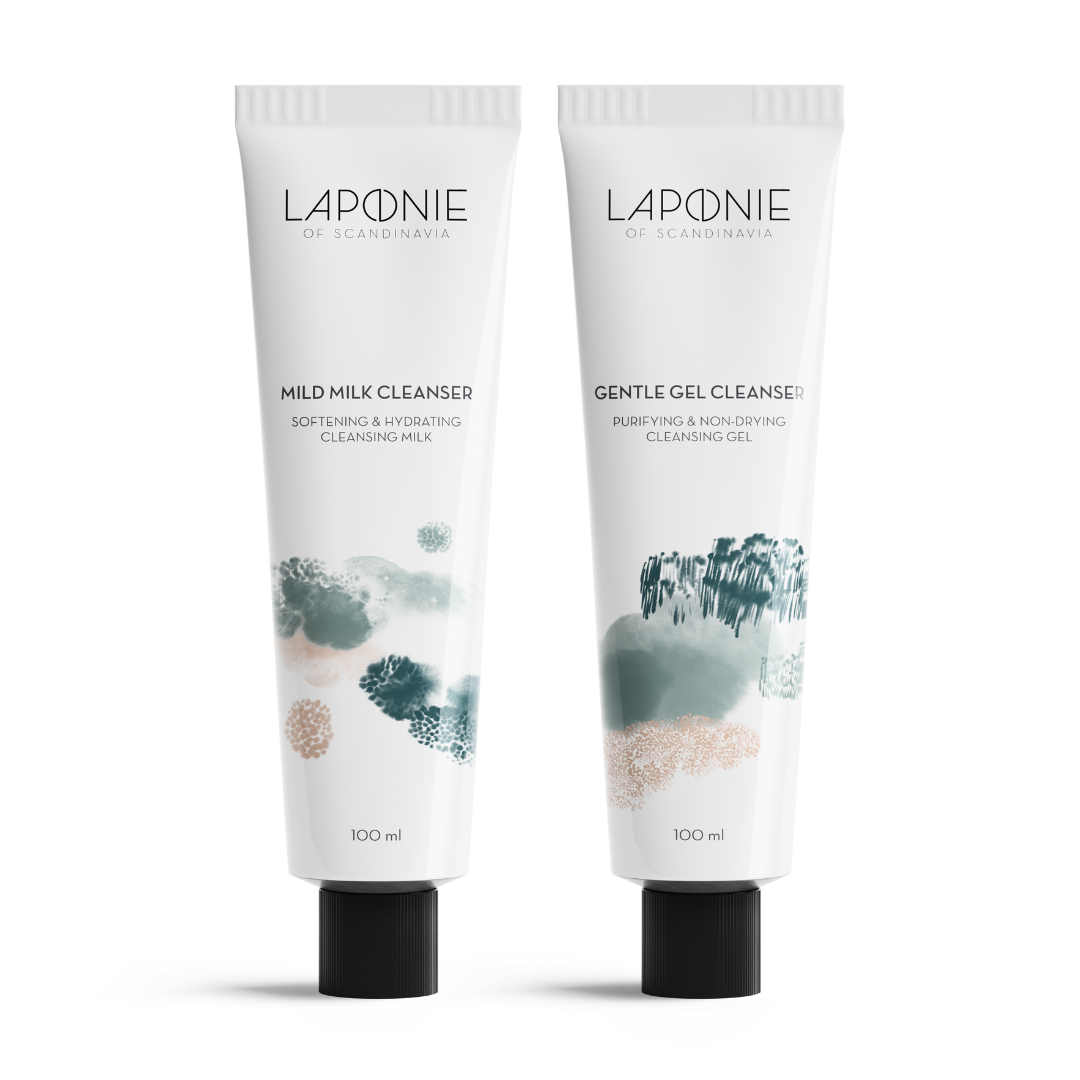 Double Cleansing Set for Sensitised & Reactive skin - Laponie of Scandinavia