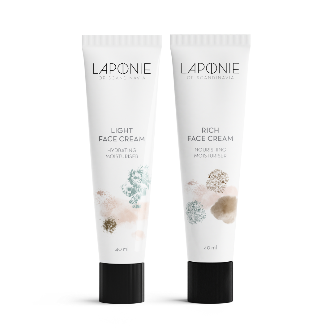 Light + Rich Face Cream Set - Laponie of Scandinavia