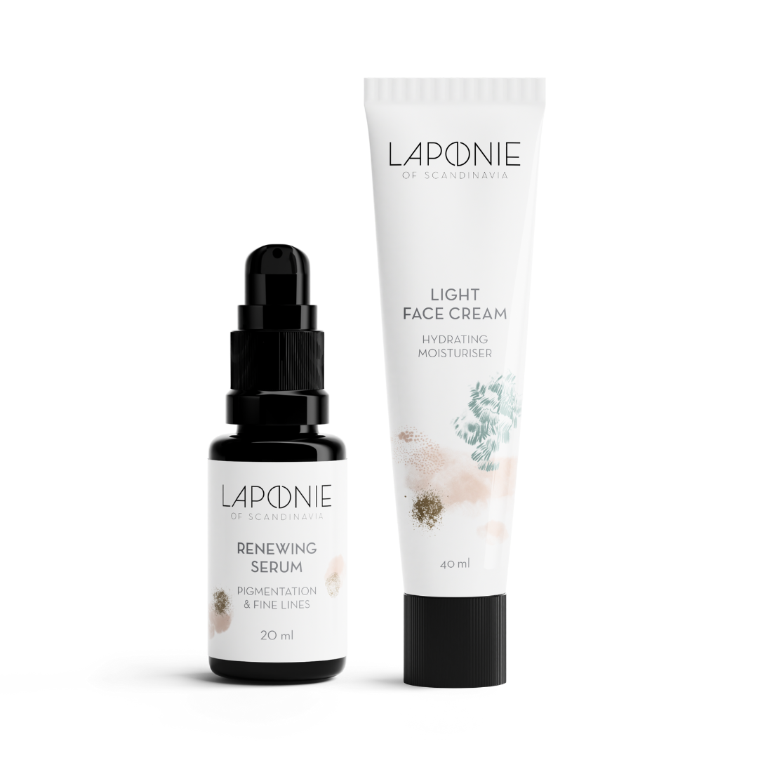 Bright + Cream Set for Oily/Combination Skin - Laponie of Scandinavia